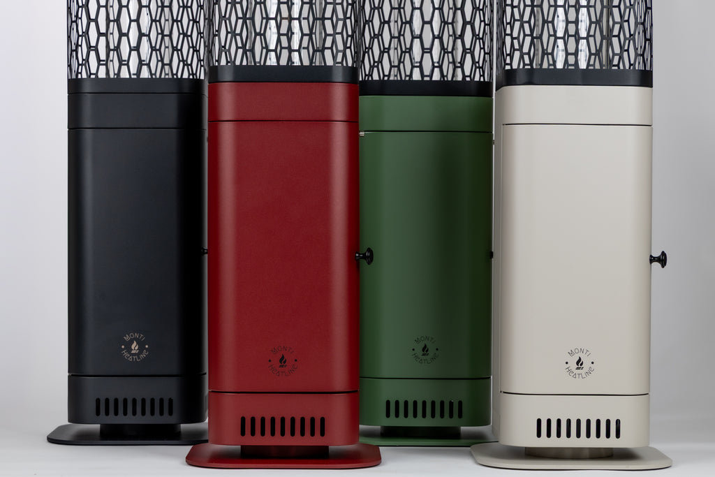 Monti HeatLine Blaze Green - Pellet terrasverwarmer