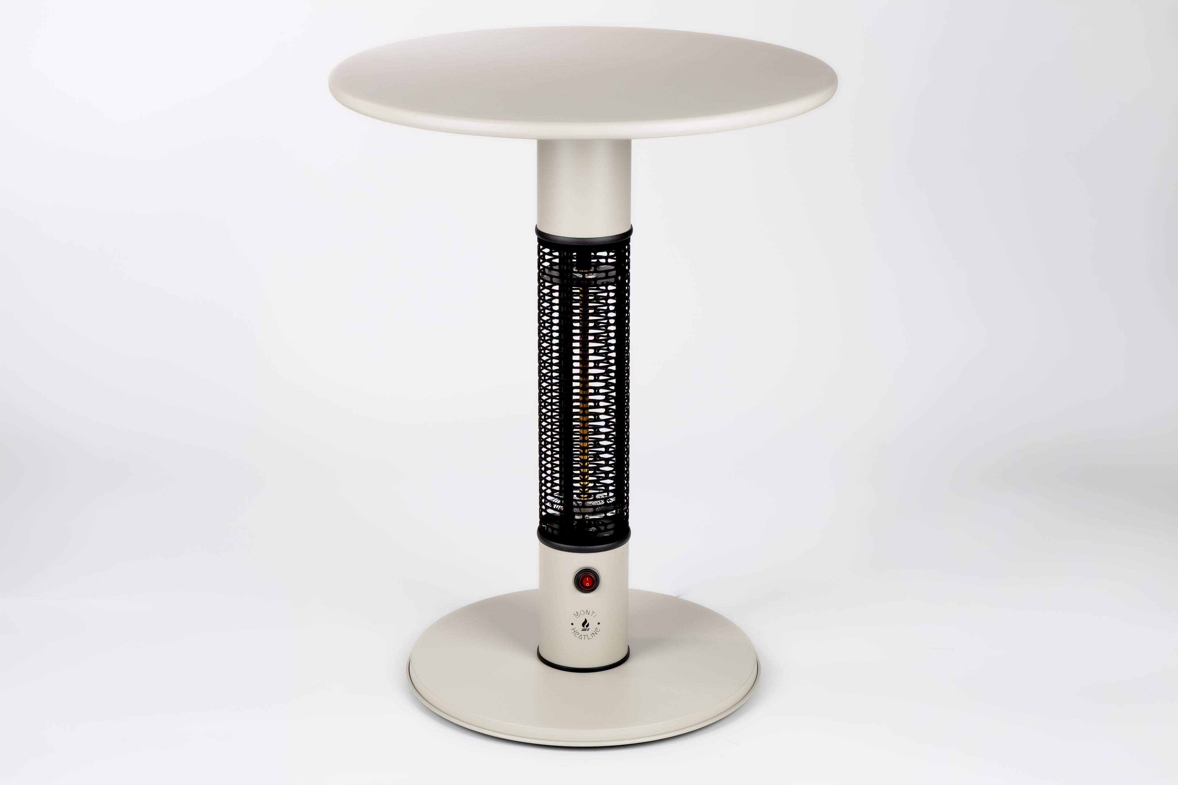 Monti HeatLine Pulse Beige - Elektrische terrastafel met heater