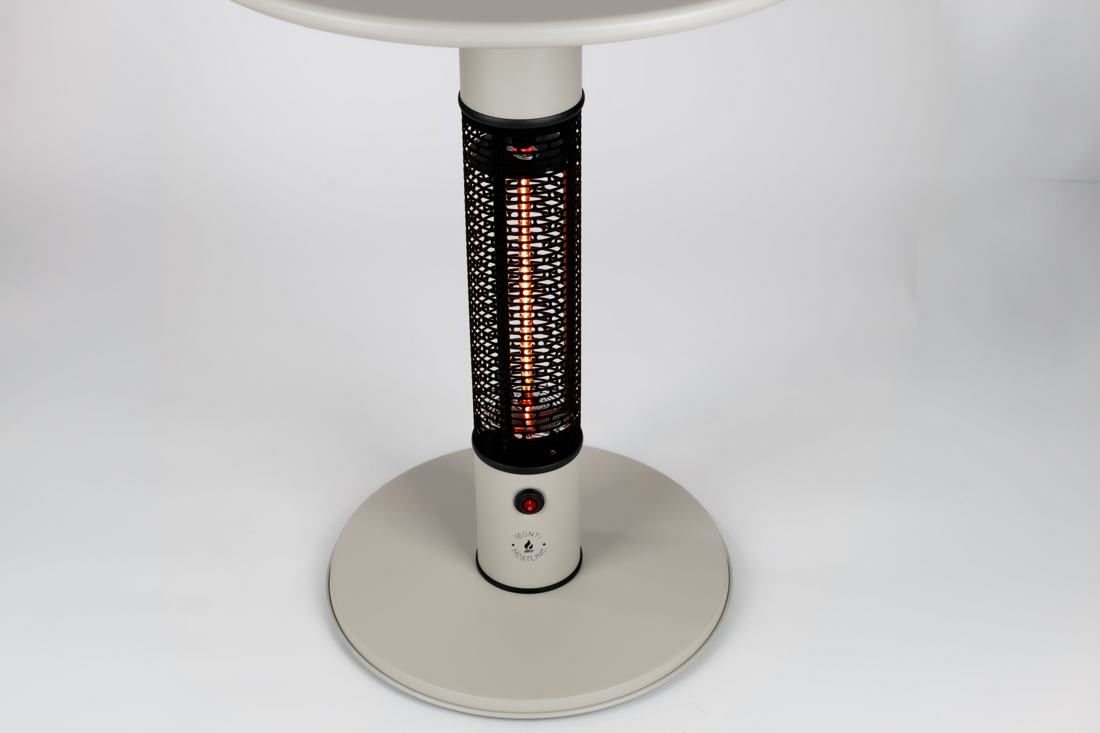 Monti HeatLine Pulse Beige - Elektrische terrastafel met heater
