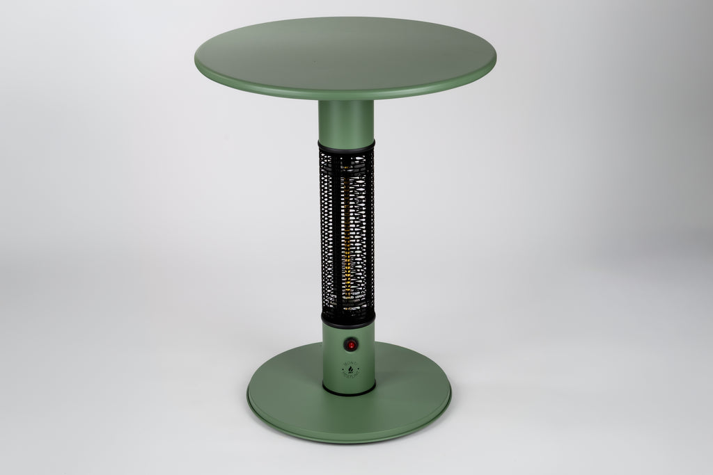 Monti HeatLine Pulse Green - Elektrische terrastafel met heater