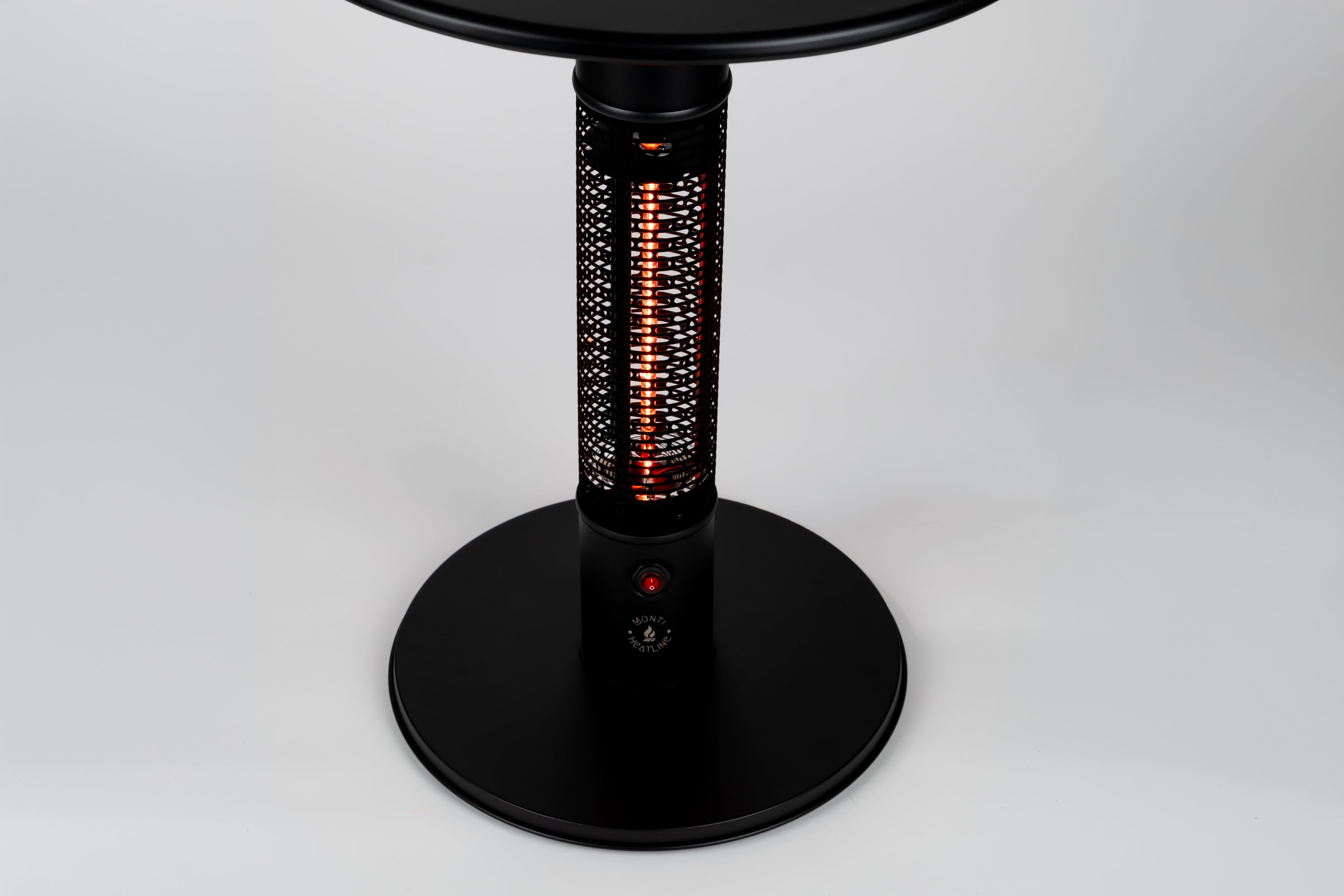 Monti HeatLine Pulse Black - Elektrische terrastafel met heater