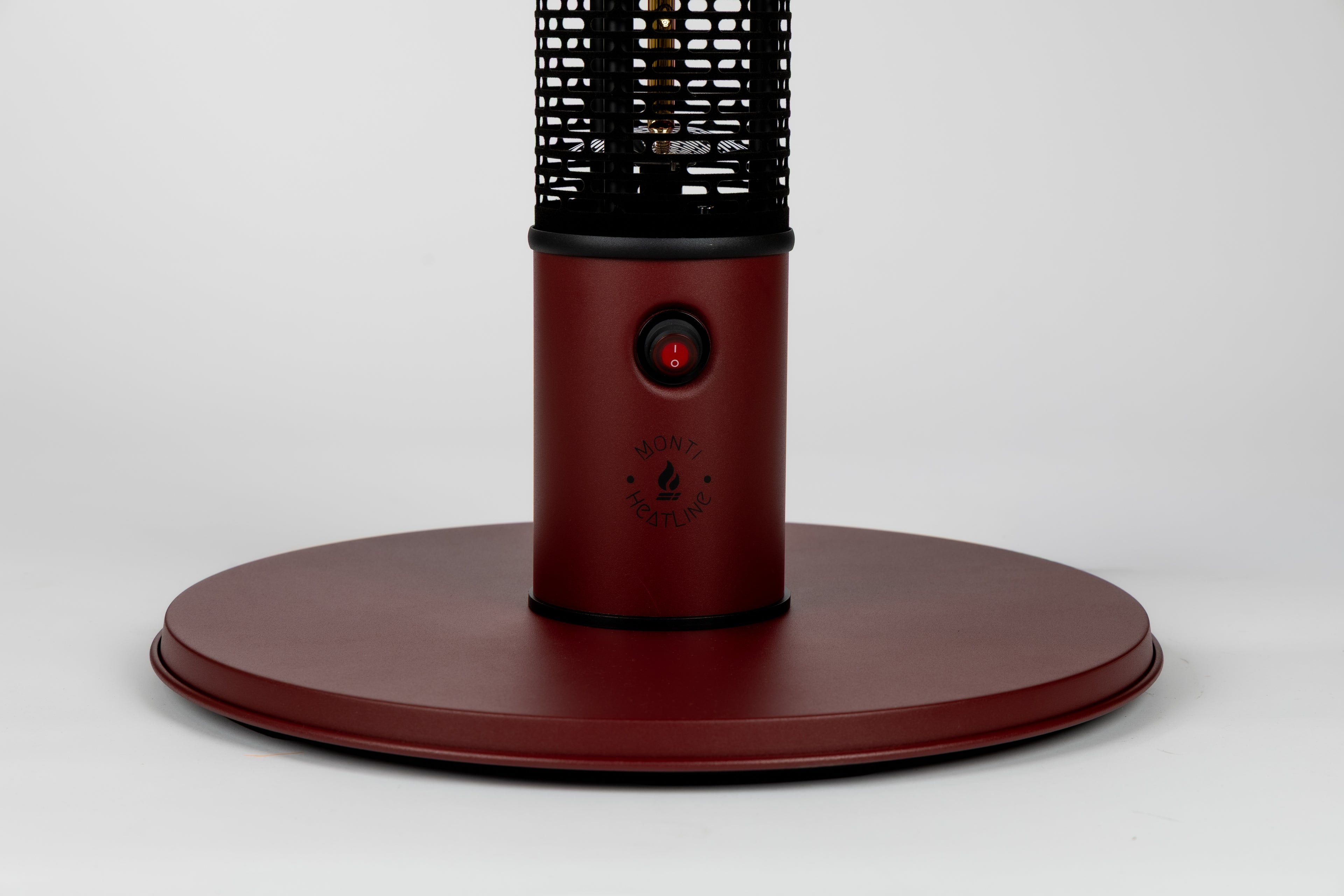 Monti HeatLine Pulse Red - Elektrische terrastafel met heater