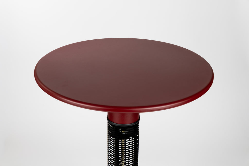 Monti HeatLine Pulse Red - Elektrische terrastafel met heater