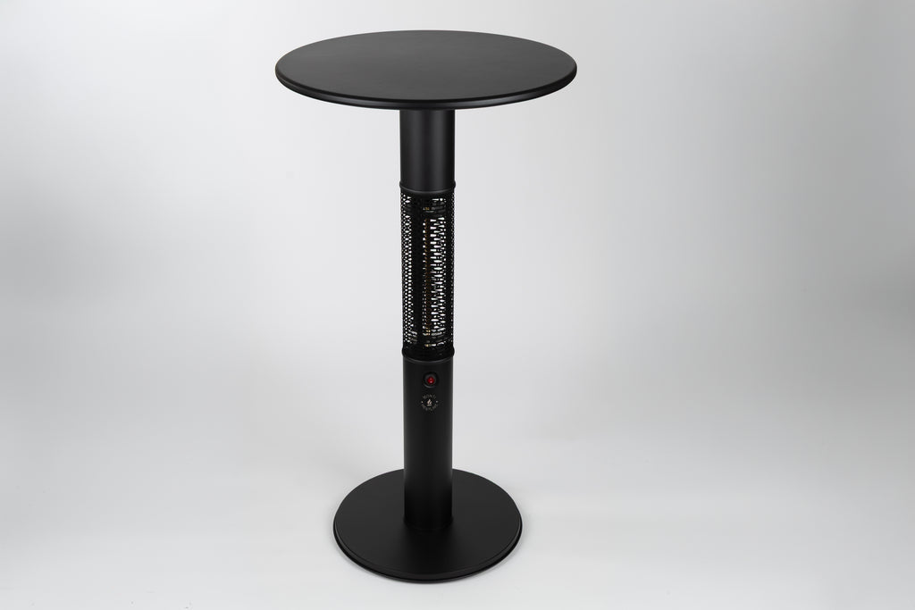 Monti HeatLine Vibe Black - Elektrische statafel terrasverwarmer