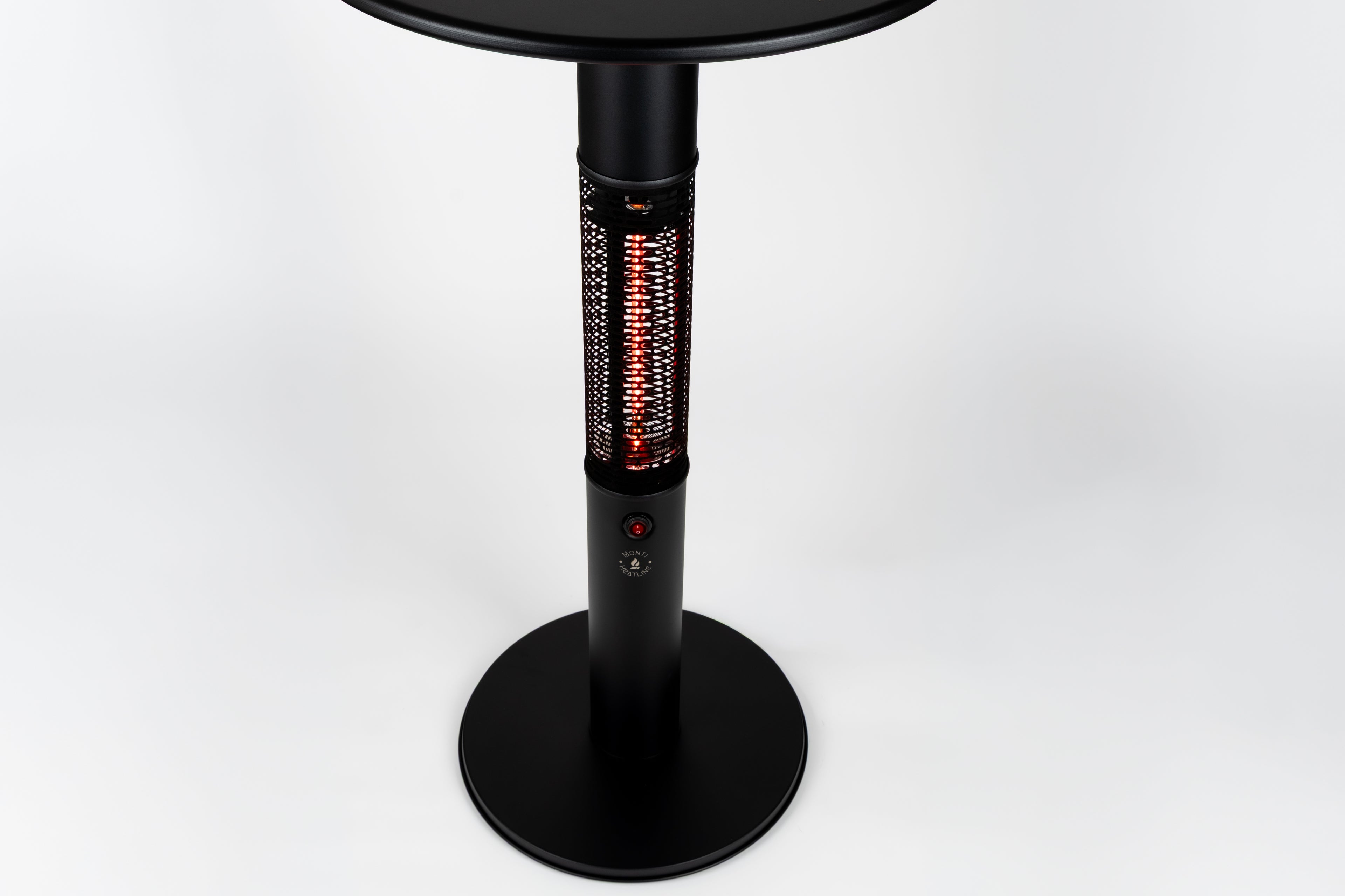 Monti HeatLine Vibe Black - Elektrische statafel terrasverwarmer