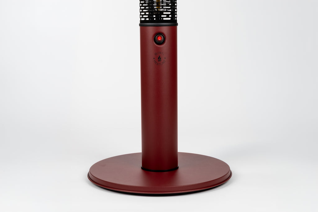 Monti HeatLine Vibe Red - Elektrische statafel terrasverwarmer