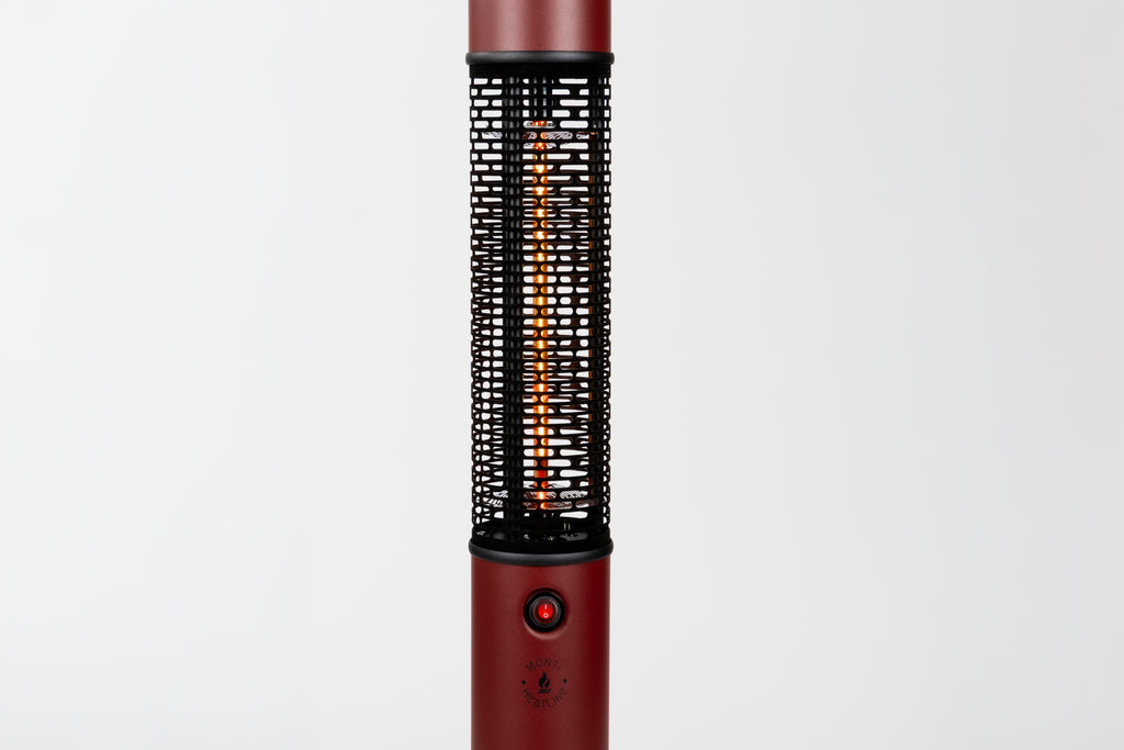 Monti HeatLine Vibe Red - Elektrische statafel terrasverwarmer
