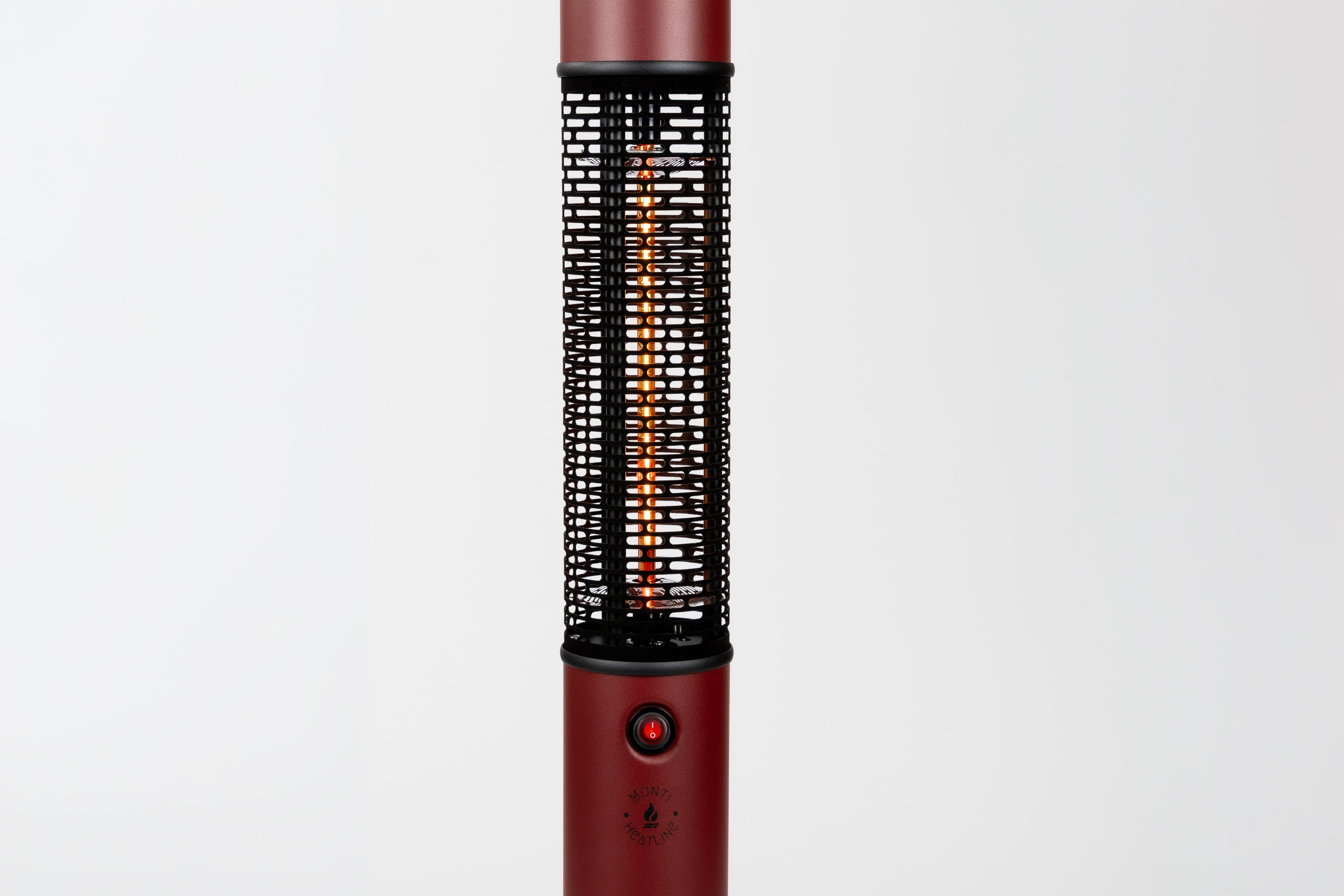Monti HeatLine Vibe Red - Elektrische statafel terrasverwarmer
