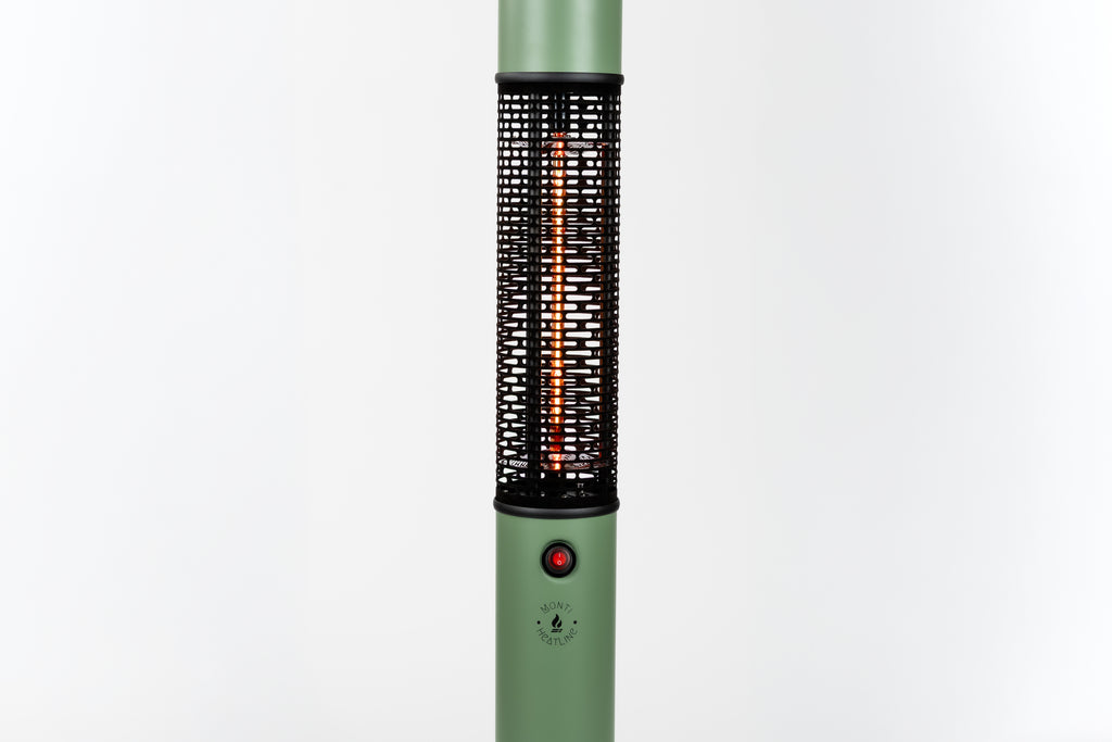 Monti HeatLine Vibe Green - Elektrische statafel terrasverwarmer