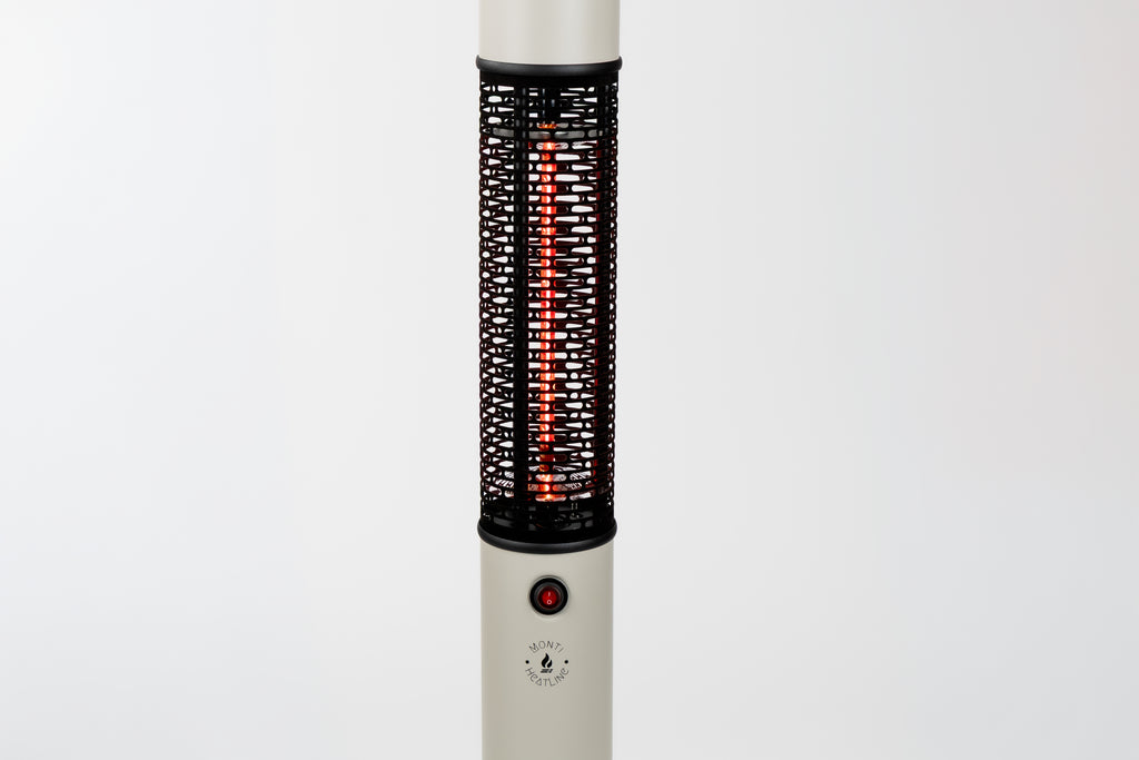 Monti HeatLine Vibe Beige - Elektrische statafel terrasverwarmer