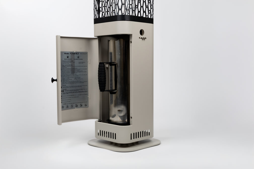 Monti HeatLine Blaze Beige - Pellet terrasverwarmer