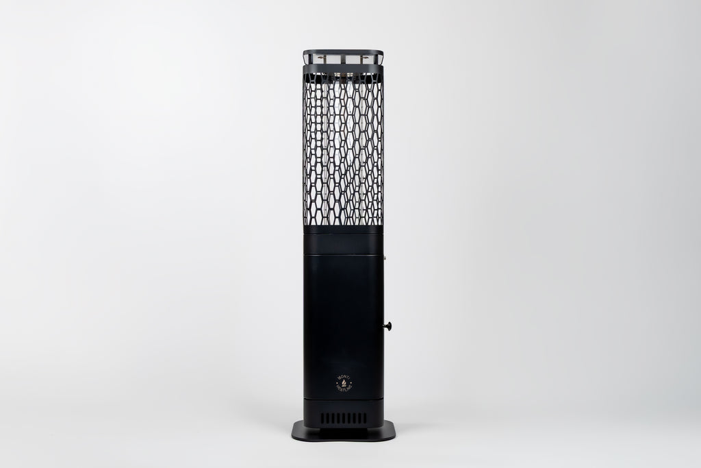 Monti HeatLine Blaze Black - Pellet terrasverwarmer