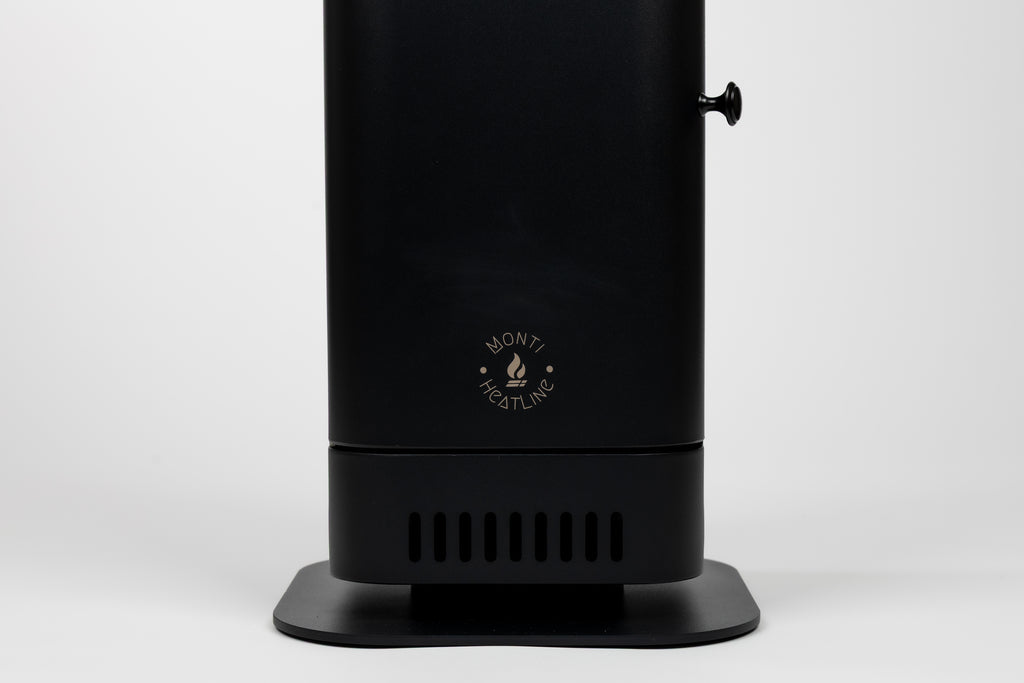Monti HeatLine Blaze Black - Pellet terrasverwarmer