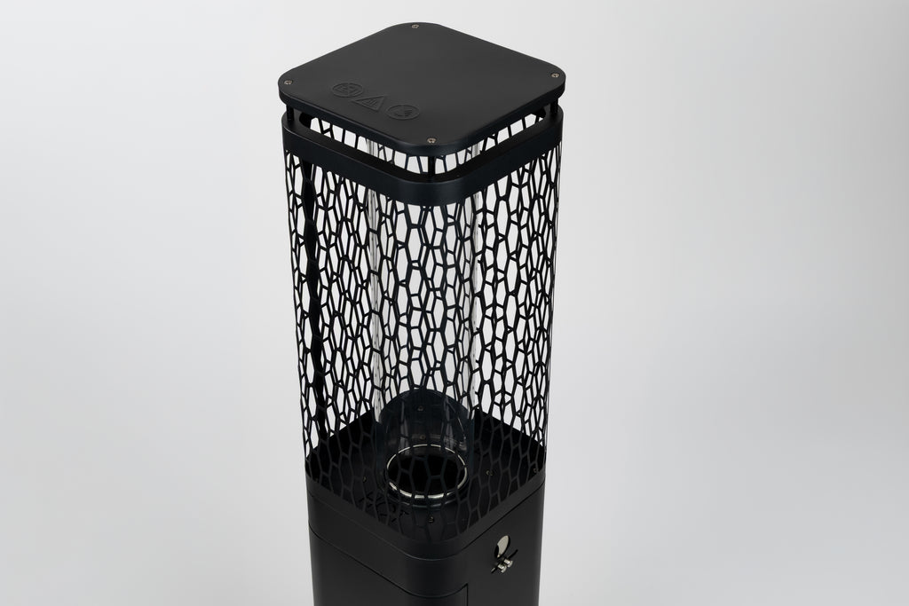 Monti HeatLine Blaze Black - Pellet terrasverwarmer