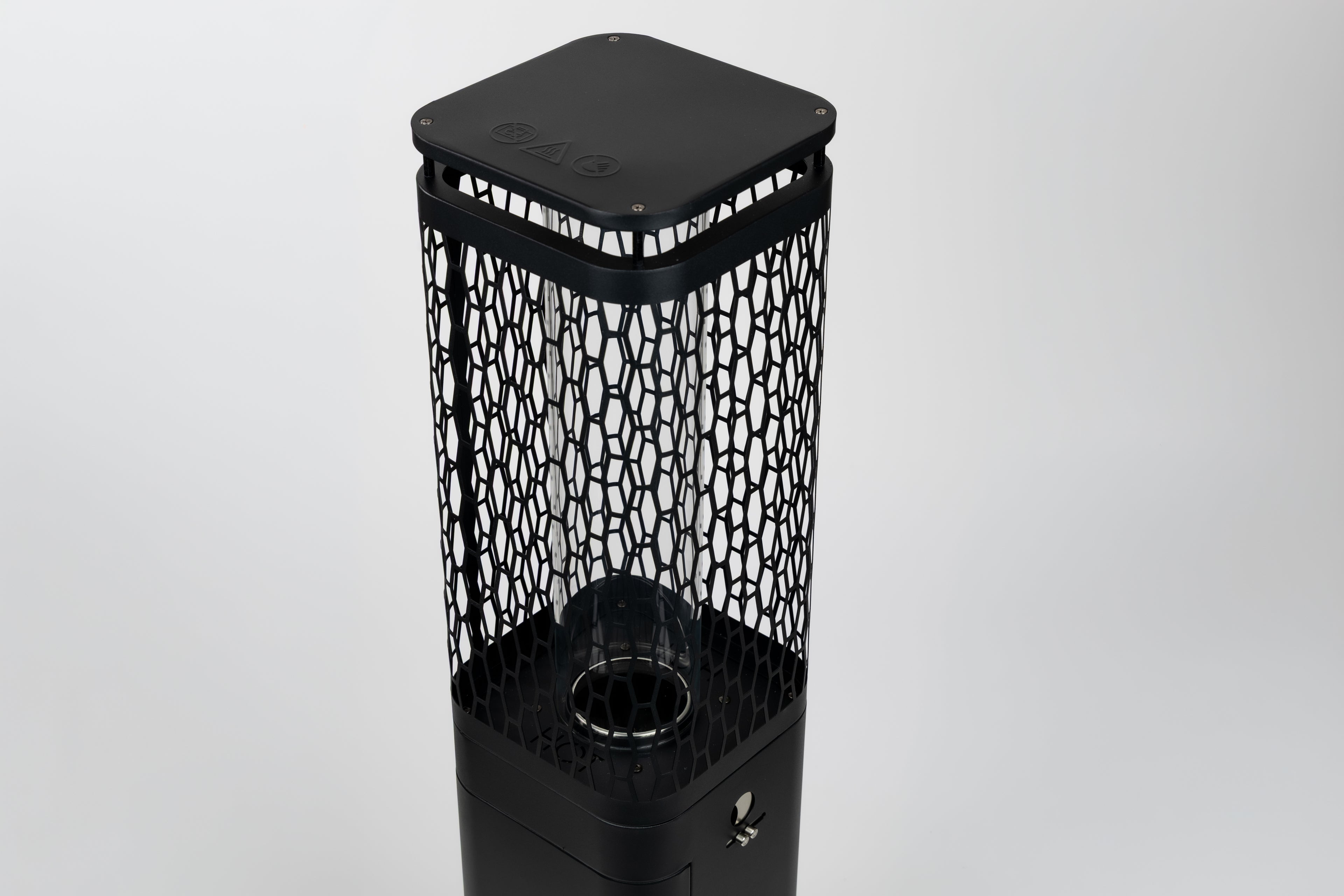 Monti HeatLine Blaze Black - Pellet terrasverwarmer