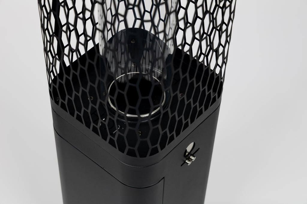 Monti HeatLine Blaze Black - Pellet terrasverwarmer