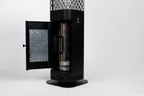 Monti HeatLine Blaze Black - Pellet terrasverwarmer
