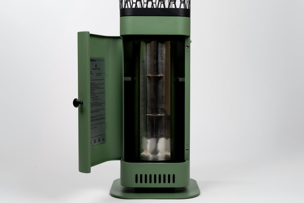 Monti HeatLine Blaze Green - Pellet terrasverwarmer