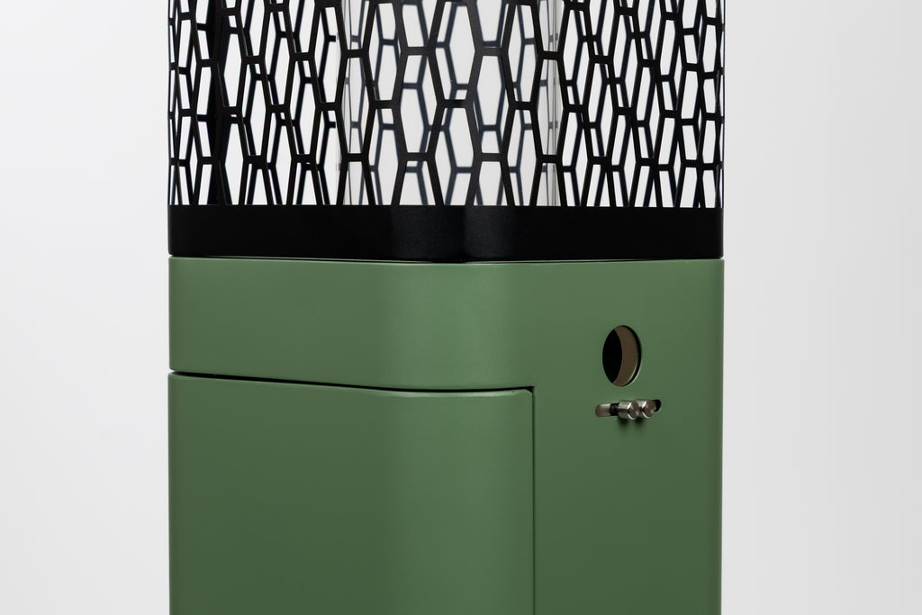 Monti HeatLine Blaze Green - Pellet terrasverwarmer