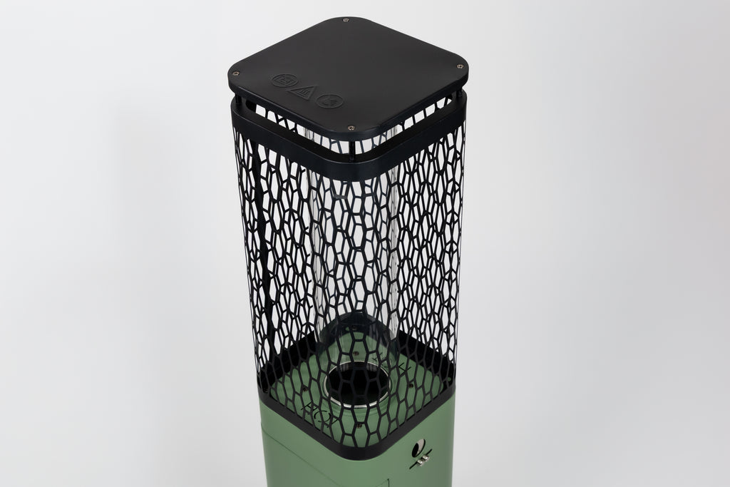 Monti HeatLine Blaze Green - Pellet terrasverwarmer