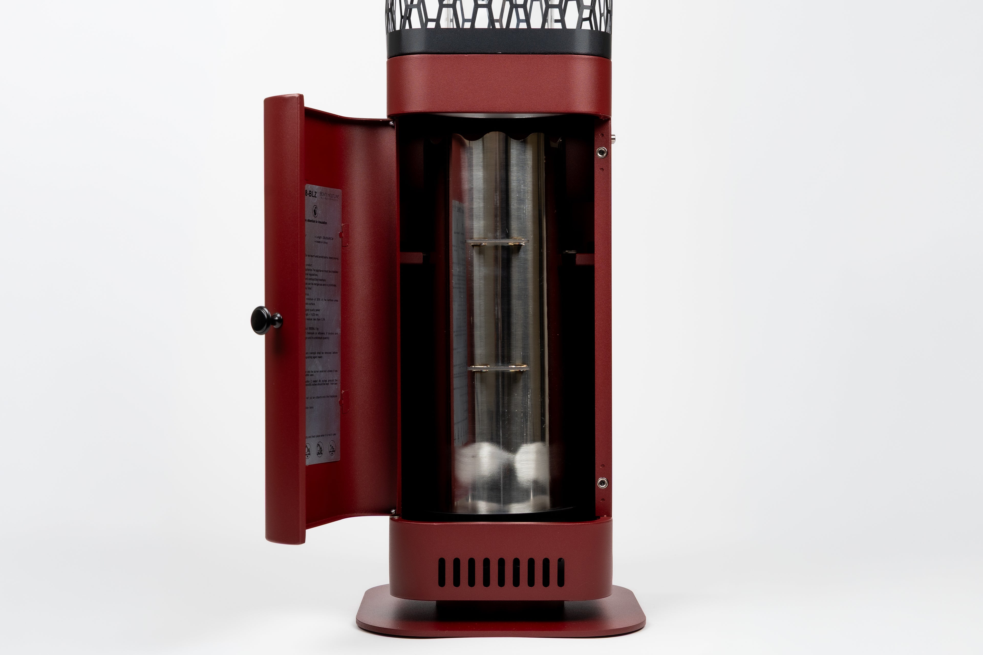 Monti HeatLine Blaze Red - Pellet terrasverwarmer