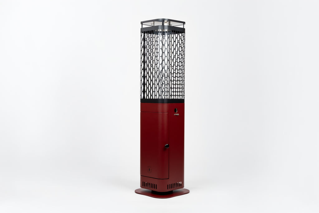 Monti HeatLine Blaze Red - Pellet terrasverwarmer