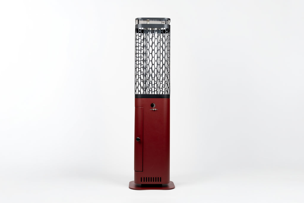 Monti HeatLine Blaze Red - Pellet terrasverwarmer