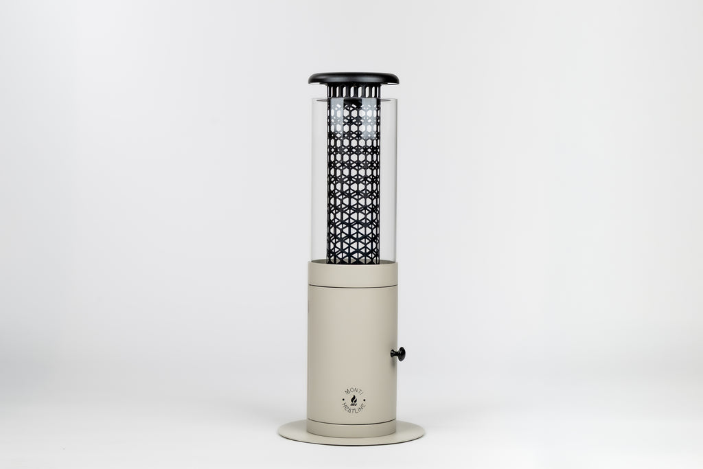 Monti HeatLine Ember Beige - Pellet terrasverwarmer