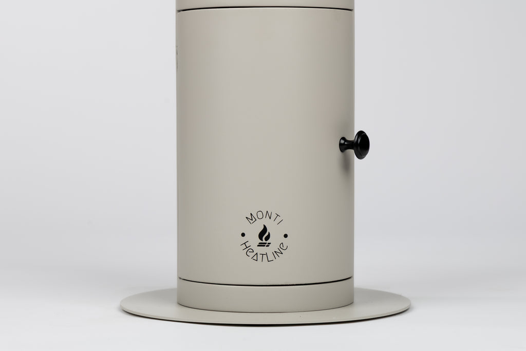 Monti HeatLine Ember Beige - Pellet terrasverwarmer