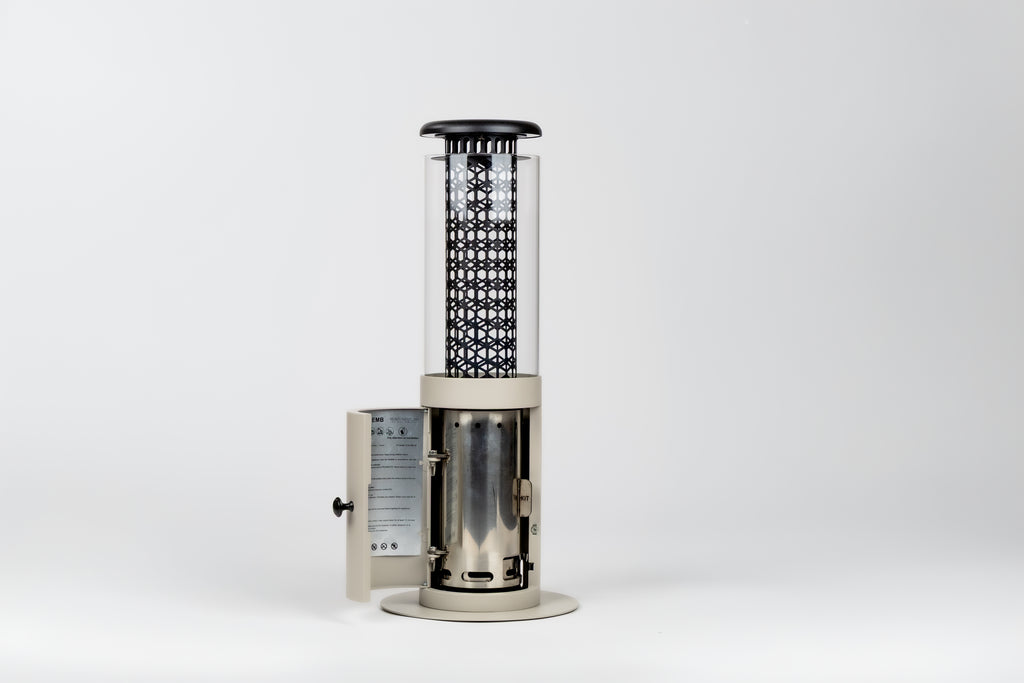 Monti HeatLine Ember Beige - Pellet terrasverwarmer