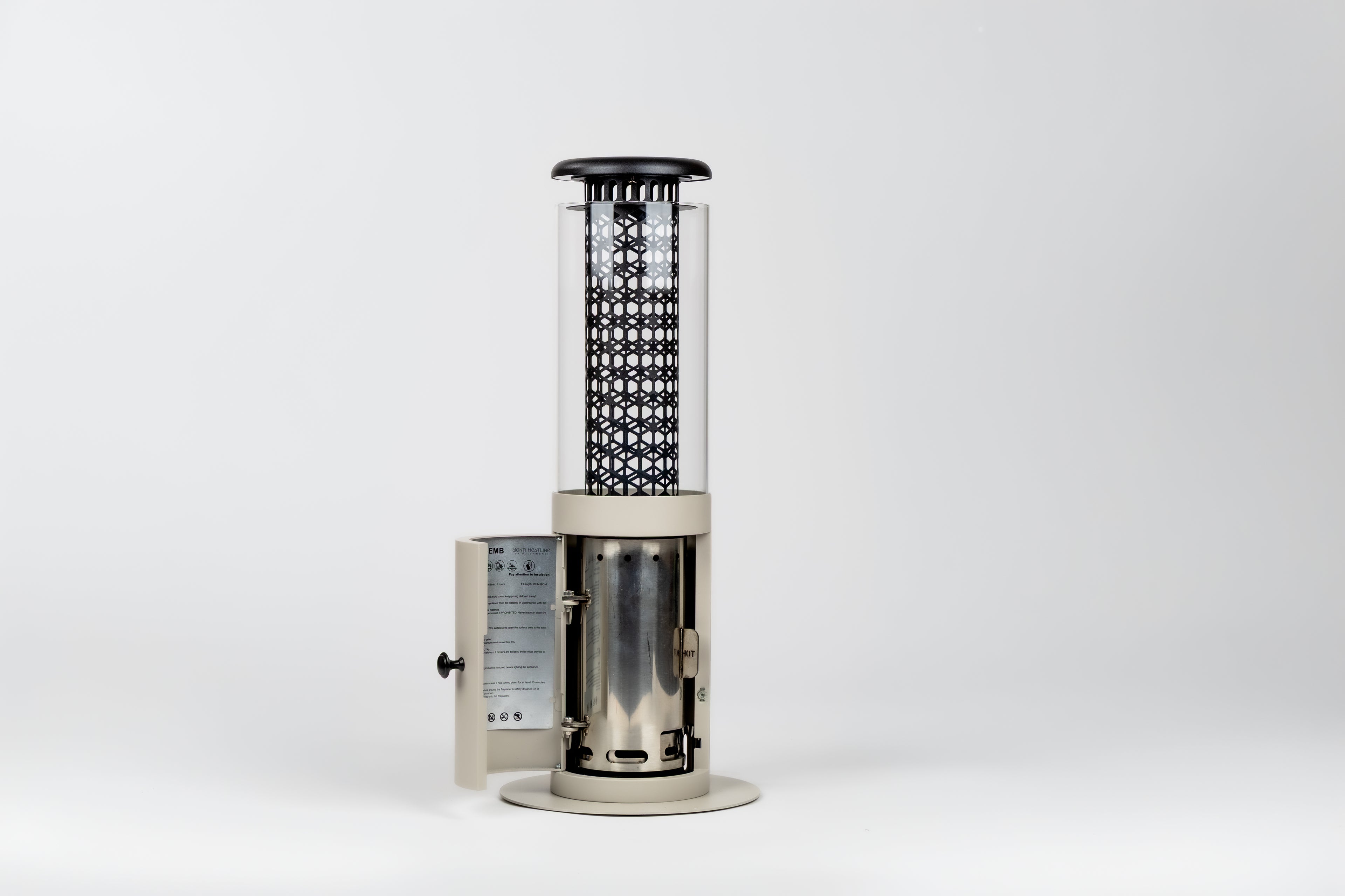 Monti HeatLine Ember Beige - Pellet terrasverwarmer