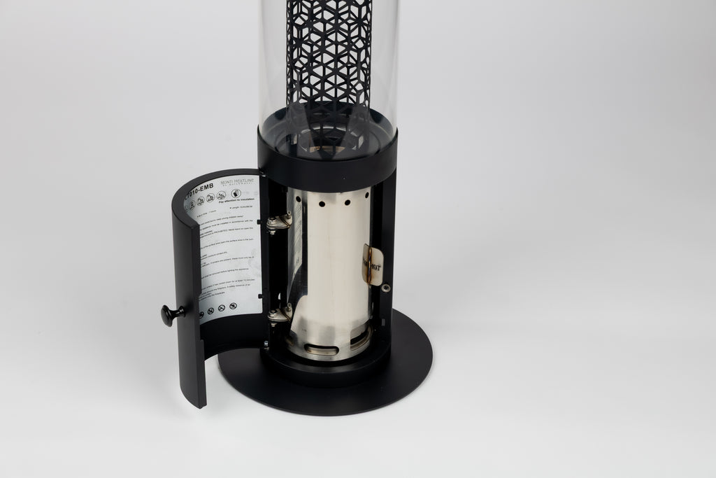 Monti HeatLine Ember Black - Pallet terrasverwarmer