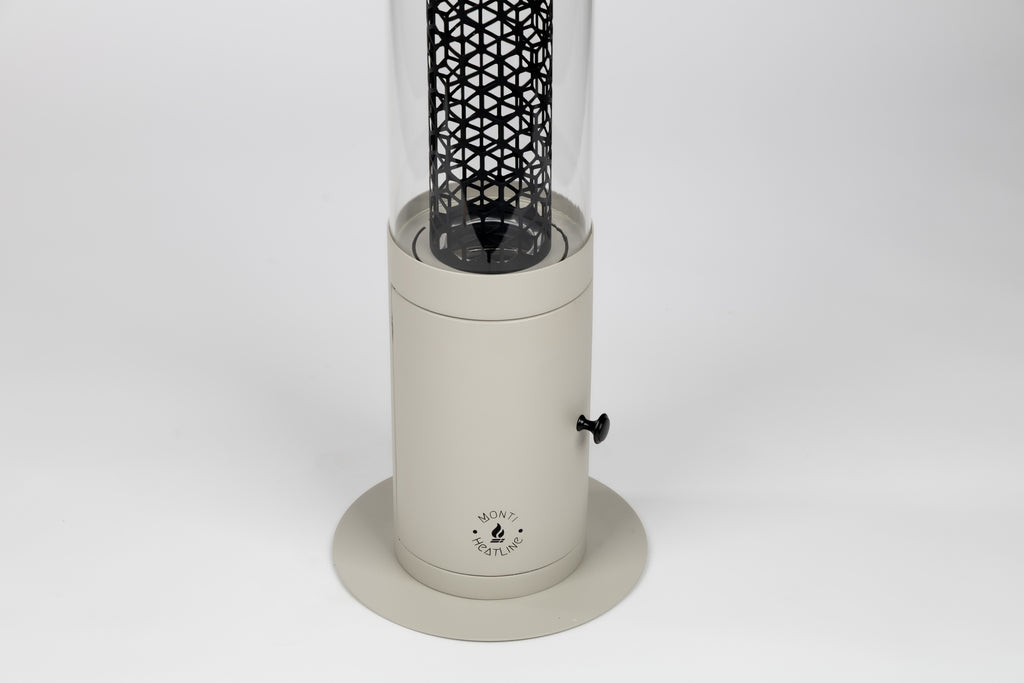 Monti HeatLine Ember Beige - Pellet terrasverwarmer