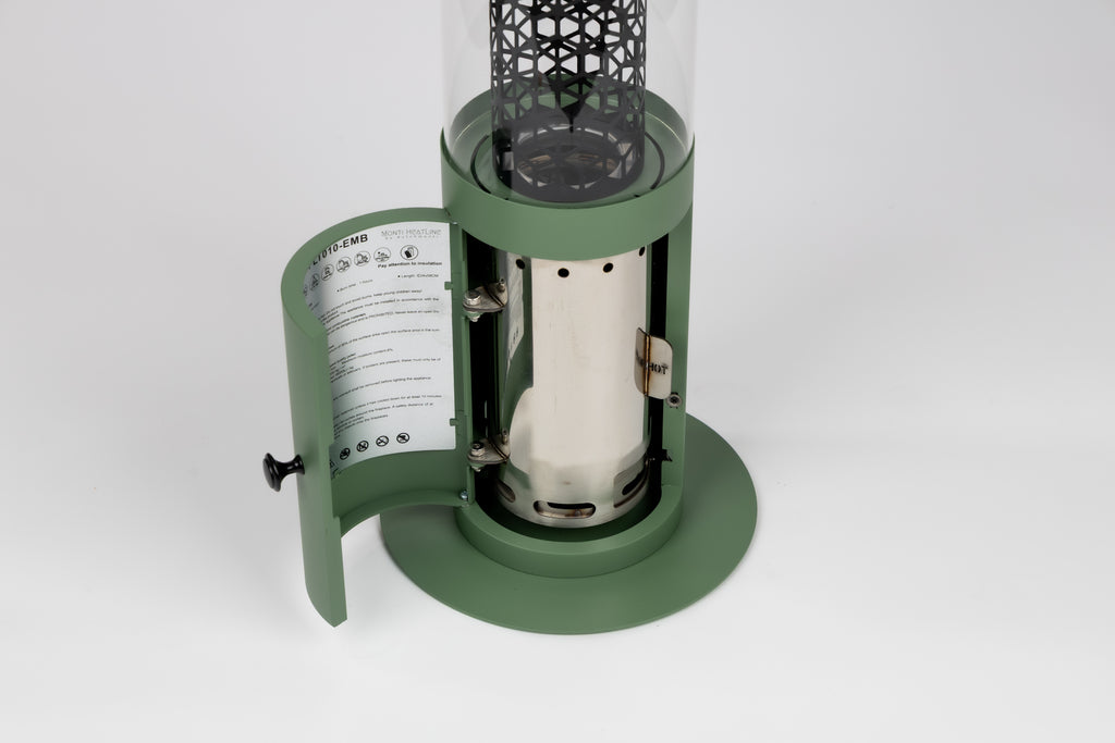 Monti HeatLine Ember Green - Pallet terrasverwarmer