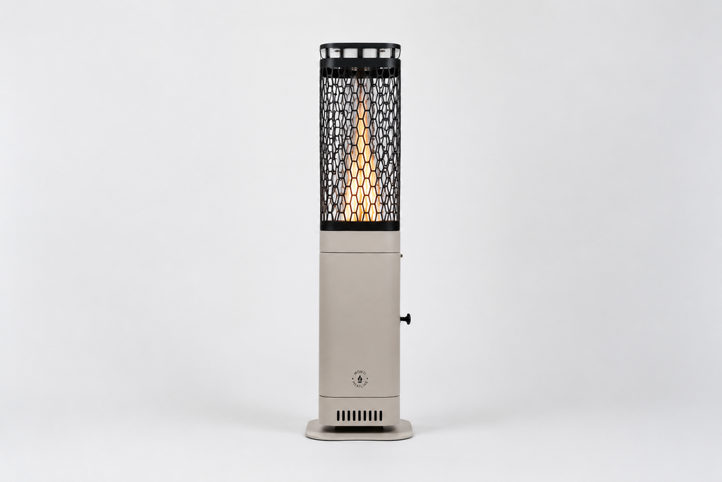 Monti HeatLine Blaze Beige - Pellet terrasverwarmer
