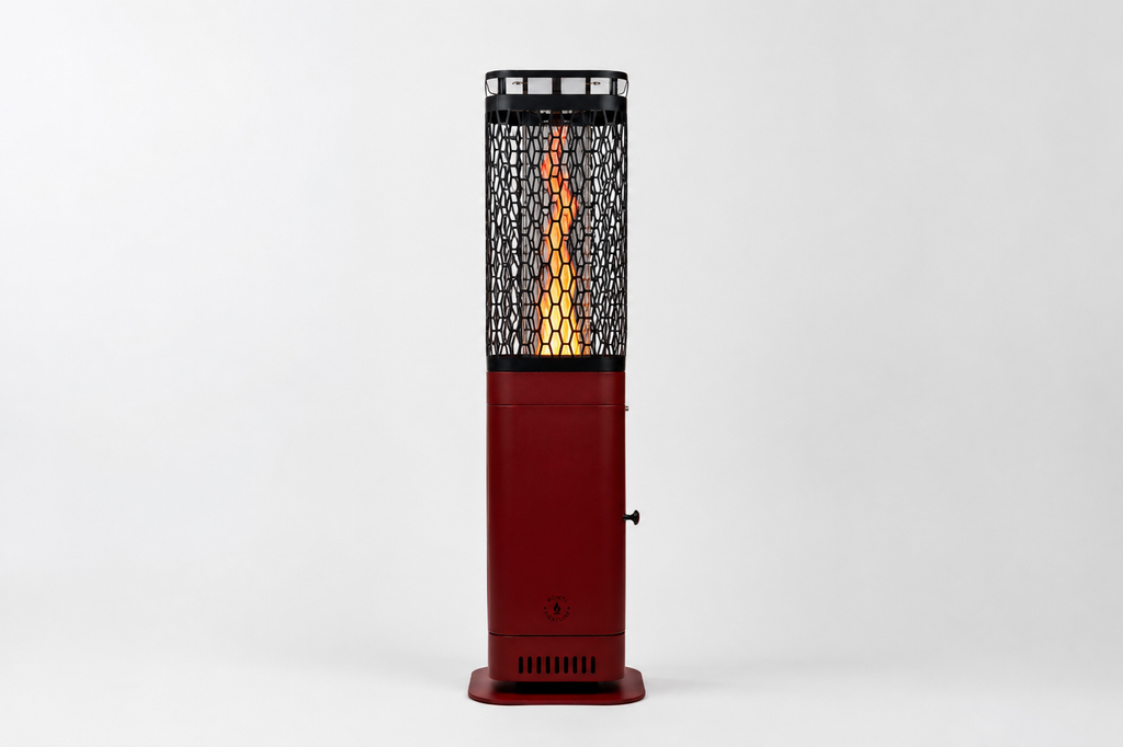 Monti HeatLine Blaze Red - Pellet terrasverwarmer